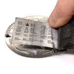 Esprit Genuine Leather Belt Floral Belt Buckle Black Silver 80CM Photo 5