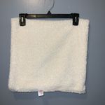 Green Cable Knit Sweater Sherpa Lined & Trimmed Cowl Neck Warmer 14” X 15” Photo 3