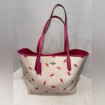 Coach Cream Multicolor City Tote Bag Purse With Popsicle Print Design #C4277 Photo 2