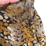 Gilner Farrar Jade Viper Snakeskin Print Puff Sleeve Jumpsuit Size XL Brown Photo 11