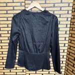 Catherine Malandrino  Black‎ Long Sleeve Blouse Size XS Photo 1