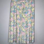 Vintage‎ Leslie Faye Floral Skirt Set Blue Size 12 Photo 11