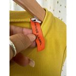 Privee Label Women's Sleeveless Open Back High Neck Bodycon Midi Dress L Yellow Size L Photo 4