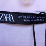 ZARA  STRETCHY POPLIN SHIRT TRF Lilac XS Photo 10