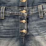 True Religion  cut off jean overall shorts small Photo 3