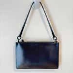 Opening Ceremony Nev Shiny Leather Convertible Shoulder / Clutch Bag, Black Photo 2