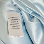 SAU LEE Elly Asymmetric Bow Sleeveless Minidress in Pastel Blue Size US 8 Photo 5