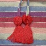 J.Crew Peasant Blouse in Metallic Pastel Stripe - Purple Pink Multi - S… Photo 7