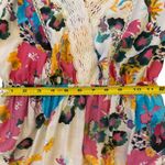 Meghan LA Floral Strappy Backless Lace Trim Boho Maxi Summer Dress Small Pink Photo 8