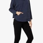 Lilla P Textured Waffle Oversized Easy Turtleneck Gray Photo 2