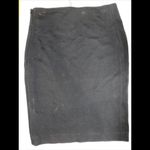 Diane Von Furstenberg  Women's Size 10 Black White Pencil Stretchy Skirt NWT $275 Photo 2