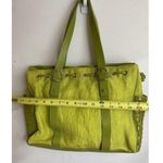 Kenneth Cole  bag green fabric tote Photo 3