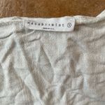 Wasabi + Mint  oversized women’s linen blend size S blouse Photo 4