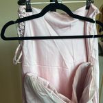 House Of CB HOUSE OF‎ CB SET Georgie Top & 'Giuliana' Ballerina Pink Satin Maxi Skirt NWOT Photo 4