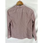 Lands' End  No Iron Supima Patterned Button Down Stripe Shirt Size 10P Photo 3