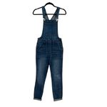 Madewell Skinny Denim Overalls in Jansing Wash Medium Blue Size Small Photo 1