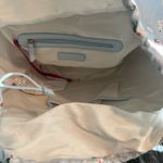 Blue and Tan Women’s Straw Tote Bag by On 34th Photo 6