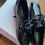 ALDO Black Patent Leather Moccasins Photo 1