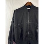 Brunello Cucinelli Women’s Small Black See Through Bomber Jacket Photo 1