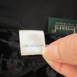 Harvé Benard Vintage Harve Benard Black Velvet Shirt‎ Jacket Whimsigoth Goth Minimalist Photo 10