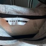 DKNY  Crop Gray Hoodie with Colorful Logo Photo 2