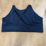 Girlfriend Collective  Topanga Criss Cross Sports Bra XL Midnight Blue Adjustable Photo 4