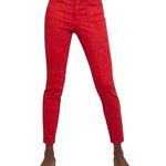 Anthropologie | Pilcro stet skinny ankle jean red size 26   Measurements  28” inseam  14” waist Flat  9” rise Photo 0