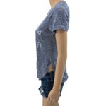 Disney Boutique XS Blue Space Dye Mickey Mouse Churros & Ice Cream Tee Shirt Photo 2