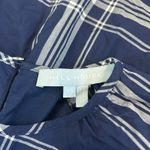 Hill House Adeline Mini Dress Blue Plaid Tiered Cotton Puff Sleeve A-Line Sz XS Photo 5