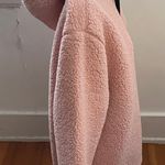 FILA Josephine Pink Sherpa Logo Hoodie Cropped Jacket, size M Photo 9