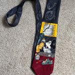 Disney Vintage  Mickey Unlimited Corporate Profits Silk Necktie Photo 0