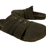 Free People Mule Clogs Sunday Season Khaki Green Slip On Women’s 36 USA 6 Photo 1