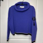 Vintage St. John Sport by Marie Gray Turtleneck Sweater Womens Medium Purple USA Photo 1