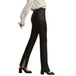 Pilcro Anthropologie Glasgow Faux Leather Skinny Pants Black Size 27 Photo 1