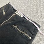 Reformation Niki Jean in Argentine Black Denim Zippers Skinny Size 26 Photo 8
