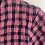 Madewell Short-Sleeve Tiered Mini Dress in Gingham Check Photo 8