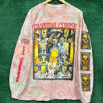 Cannibal Corpse Live Cannibalism Death Metal Band Tie-Dye LS Shirt Extra Large Photo 0