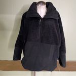 The North Face  Womens Campshire‎ Sherpa Fleece Pullover Hoodie Size Large Black Photo 1