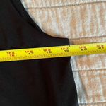 Susan Graver  Dress MED Liquid Knit Black Layer Tank Tier Ruffle Stretch Comfy Photo 8