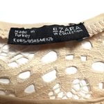 ZARA  Elegant Tan Lace Sleeveless Top Women’s Sz 26 Small Photo 2
