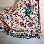 Rachel Zoe Tropical Floral Maxi Skirt Womens S Linen Blend Boho Summer Beach Photo 1