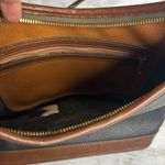 Dooney & Bourke Vtg Large Hobo Black Leather Bag shoulder Purse Photo 11