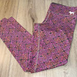 PINK - Victoria's Secret  pink grey tights Leggings Photo 0