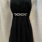 Laundry by Shelli Segal  Black Dress with Embellished Belt Photo 0