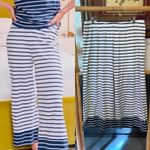 Lake 100% Pima Cotton Wide Leg Pajama Pants ~ Size XXL 💛🍄 Blue Photo 1