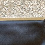 BCBG Maxazria Black Satin Clutch Photo 4