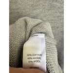 J.Jill  Gray Knit Wool Blend Sweater Dress Long Sleeve Pockets Casual Size XS Photo 2