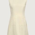 Rihoas Yellow Boat Neck Cutout Mini Dress Photo 5