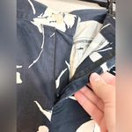 Lauren by Ralph Lauren Navy Blue and White Floral Print Slacks Pants Size 12 Photo 3