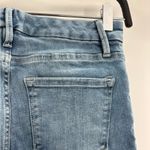 frame denim  Stretch Cotton Le One Crop Mini Boot Casper Blue Jeans Size 26 Photo 13